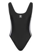 Adicolor 3 Stripes Swimsuit Sport Swimsuits Black Adidas Performance