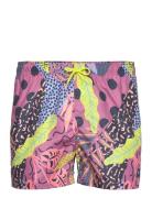 Mens Digital Printed Leisure 14" Watershort Sport Shorts Purple Speedo