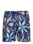 Mens Digital Printed Leisure 16" Watershort Sport Shorts Navy Speedo