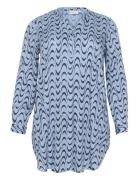 Kcnora Tunic Tops Tunics Blue Kaffe Curve