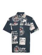 Greensburg Shirt Designers Shirts Short-sleeved Blue Dickies