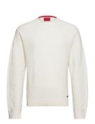 Sonderson Designers Knitwear Round Necks White HUGO