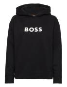 C_Edelight_1 Tops Sweat-shirts & Hoodies Hoodies Black BOSS