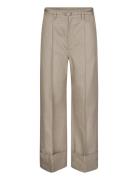 Wallie Long Trousers Bottoms Trousers Chinos Beige Second Female