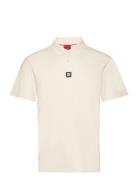 Deabono Designers Polos Short-sleeved Cream HUGO