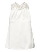 Carloti-1 Tops Blouses Sleeveless White HUGO