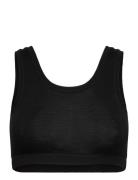 Bra Top Merino Wool Lingerie Bras & Tops Soft Bras Tank Top Bras Black...