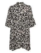 Kcami Dress Printed Tops Tunics Black Kaffe Curve