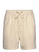 Kevin Bouclé Shorts Bottoms Shorts Sweat Shorts Cream Les Deux