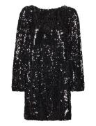 Sequins Mini Dress Designers Short Dress Black By Ti Mo