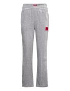 Velvet_Pants Bottoms Sweatpants Grey HUGO