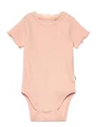 Bodystocking Bodies Short-sleeved Pink Sofie Schnoor Baby And Kids