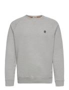 Exeter River Loopback Crew Neck Sweatshirt Medium Grey Heather Designe...