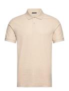 Troy Polo Shirt Designers Polos Short-sleeved Cream J. Lindeberg