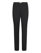 Slim Pintuck Zip Pants Bottoms Trousers Slim Fit Trousers Black GANT