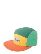 Block Orange/Green 5-Panel Accessories Headwear Caps Multi/patterned L...