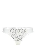 Fleurs Tanga Lingerie Panties Brazilian Panties White CHANTELLE