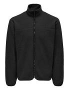 Onsemilio Reg Fullzip Highneck Swt Vd Tops Sweat-shirts & Hoodies Flee...