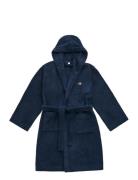 Archive Shield Terry Kids Robe Morgenkåpe Badekåpe Navy GANT