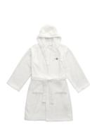 Archive Shield Terry Kids Robe Morgenkåpe Badekåpe White GANT