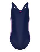 Cut 3S Suit Sport Swimsuits Navy Adidas Performance