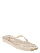 Tapered Platform Flip Flop Shoes Summer Shoes Sandals Flip Flops Beige...