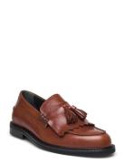 Loafer Mokasiner Lave Sko Brown ANGULUS