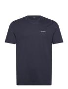 Dune Logo Ss Gots Tops T-shirts Short-sleeved Navy Gabba