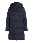 Hw Down Casual Coat Fôret Kåpe Navy Tommy Hilfiger