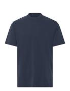 Cotton Jersey Dye Frode Tee Tops T-shirts Short-sleeved Navy Mads Nørg...