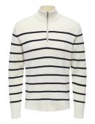 Onsphil Reg 12 Cotton Half Zip Knit Noos Tops Knitwear Half Zip Jumper...