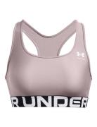 Ua Hg Mid Branded Sport Bras & Tops Sports Bras - All Pink Under Armou...