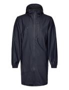 Long Storm Breaker Outerwear Rainwear Rain Coats Navy Rains