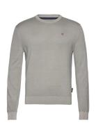 Droz Jumper Tops Knitwear Round Necks Grey Napapijri