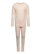 Sleepwear Pyjamas Sett Beige MarMar Copenhagen