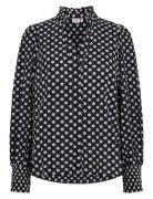 Nualbi Shirt Tops Shirts Long-sleeved Black Nümph
