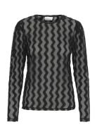 Kbrasmine Long Sleeve Tops T-shirts & Tops Long-sleeved Black Karen By...