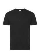 Basic Cotton Stretch T-Shirt Tops T-shirts Short-sleeved Black Mango