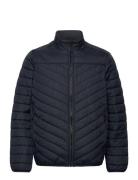 Light Weight Quilted Jacket Vattert Jakke Navy Lindbergh