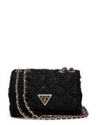Giully Mini 2 Comp Cnvrtbl Flp Bags Crossbody Bags Black GUESS