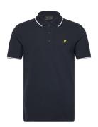 Tipped Polo Shirt Tops Polos Short-sleeved Navy Lyle & Scott