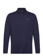 Ua Matchplay Ls Polo Tops Polos Long-sleeved Navy Under Armour