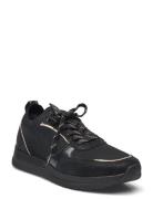 Women Lace-Up Lave Sneakers Black Tamaris