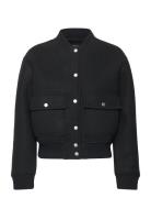 Jacket Saga Bomberjakke Black Lindex