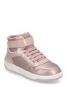 J Washiba Girl Høye Sneakers Pink GEOX