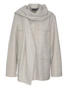 Vmpopsusan Jacket Ga Ulljakke Jakke Grey Vero Moda