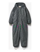 Wintersuit Ludo Outerwear Coveralls Snow-ski Coveralls & Sets Black Wh...