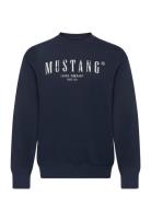 Style Clio Tops Sweat-shirts & Hoodies Sweat-shirts Navy MUSTANG