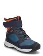 Ke Skua Winter Wp Y-Sky Captain-Gold Flame Høye Sneakers Navy KEEN