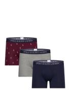 Bci Cotton/Elastane-3Pk-Bxb Boksershorts Navy Polo Ralph Lauren Underw...